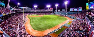 A picture of Fenway Park from right field. enVision Hotel Boston Is Near Fenway Park.