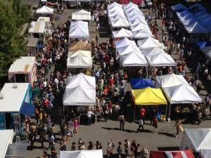 South Boston open-air flea market.